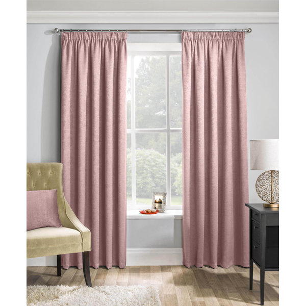 French pleated deals curtains